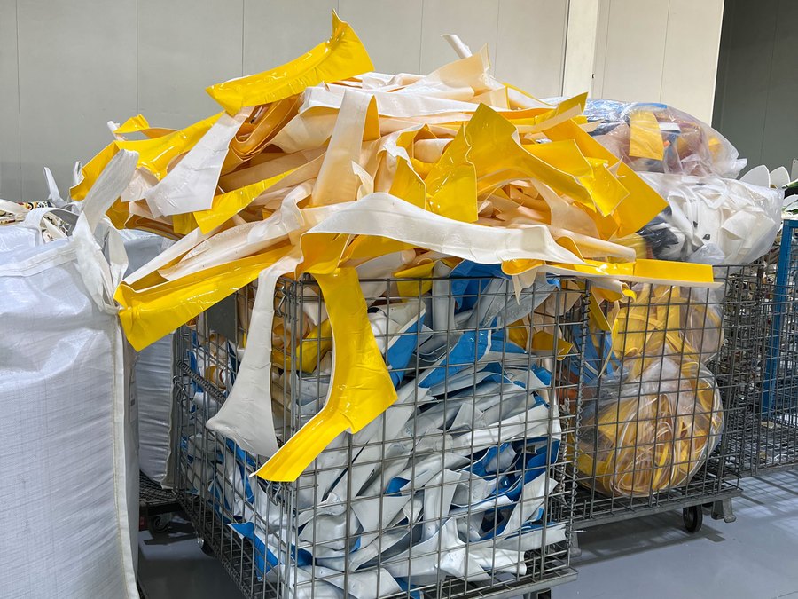 PE Foam Scraps Sorting